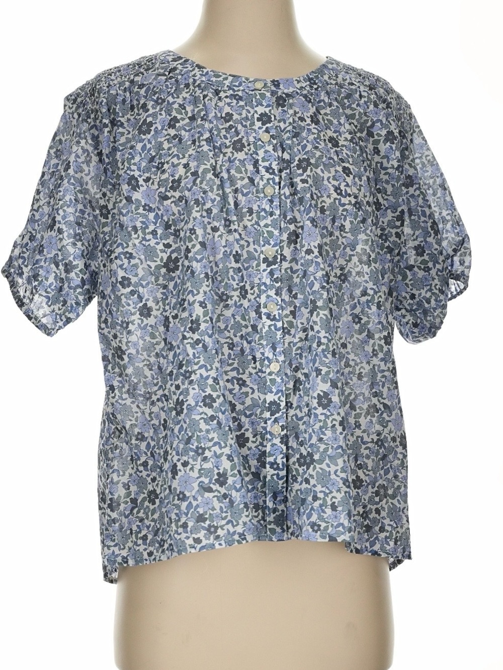 Lucky Brand Floral Button Down Blouse